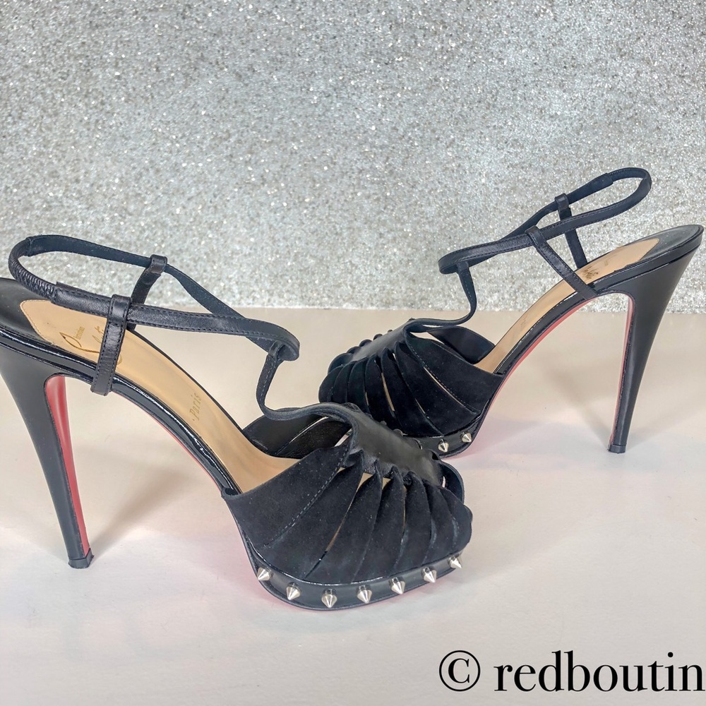 traded LOUBOUTIN Zigounette Spiked Sandals - Picture 5 of 8